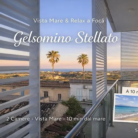 Gelsomino Stellato 2 Terrazzo Vista Mare Lägenhet Focà